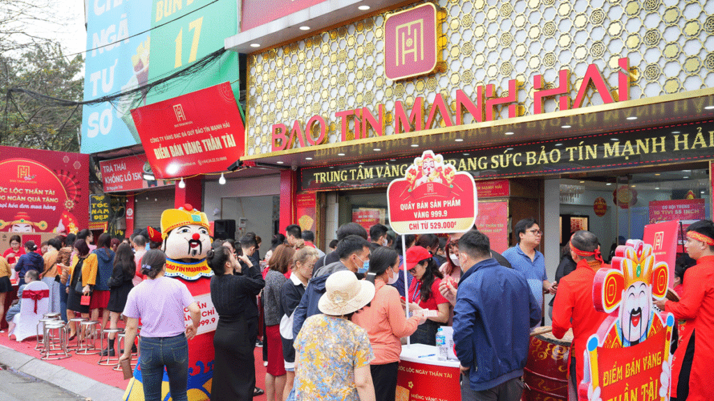 Giá vàng Bảo Tín Mạnh Hải hôm nay