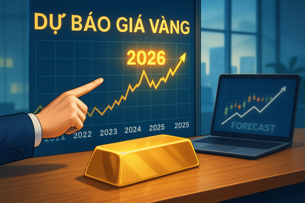 Dự báo giá vàng 2026: Vàng có thể vượt 5.000–6.000 USD/oz?