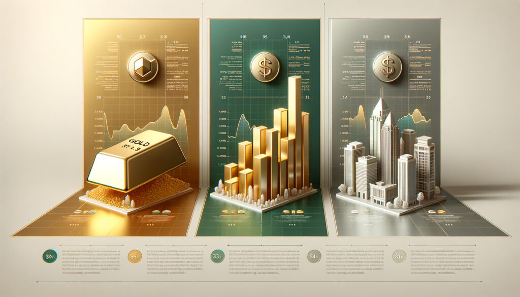 So sánh vàng – chứng khoán – bất động sản