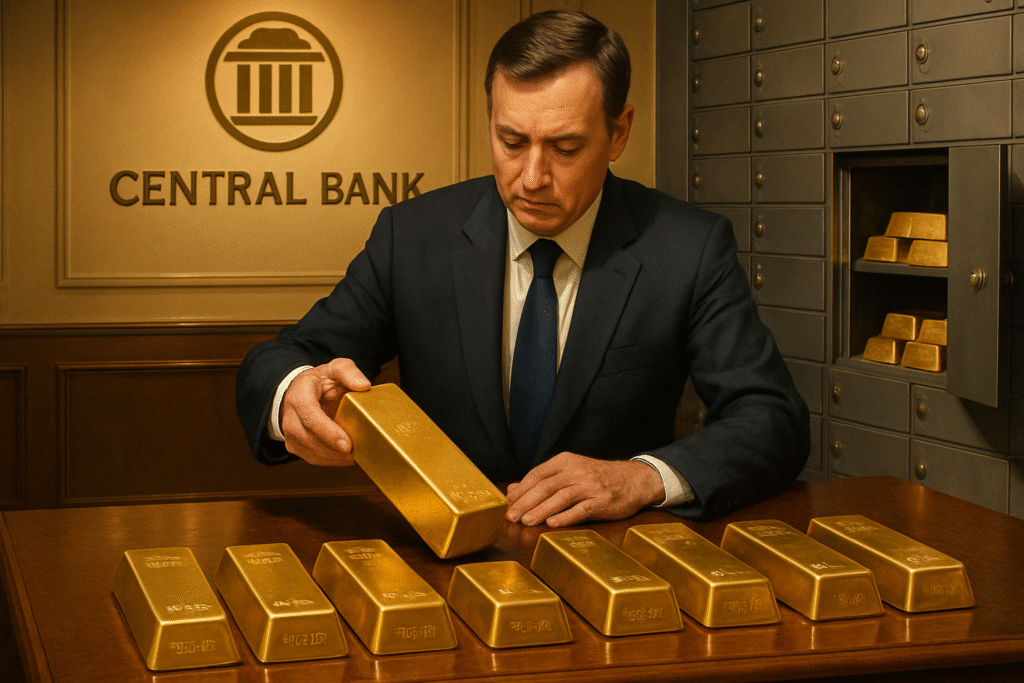Ngân hàng trung ương mua vàng