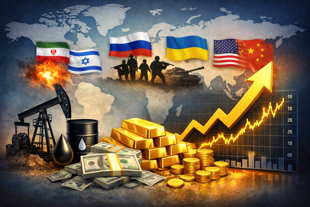 Xung đột địa chính trị tác động đến giá vàng ra sao